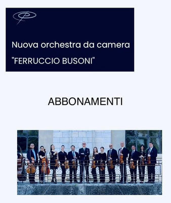 CARNET 9 CONCERTI - ORCHESTRA BUSONI stag. 24-25