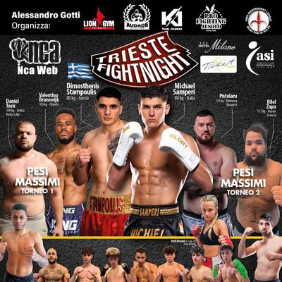 TRIESTE FIGHTNIGHT PESI MASSIMI